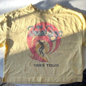 Cropped Beach Boys shirt